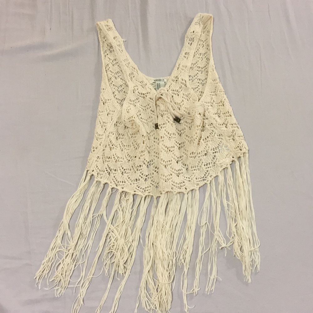 ✨🆕🧝🏻‍♂️ Crochet Top with Tassel